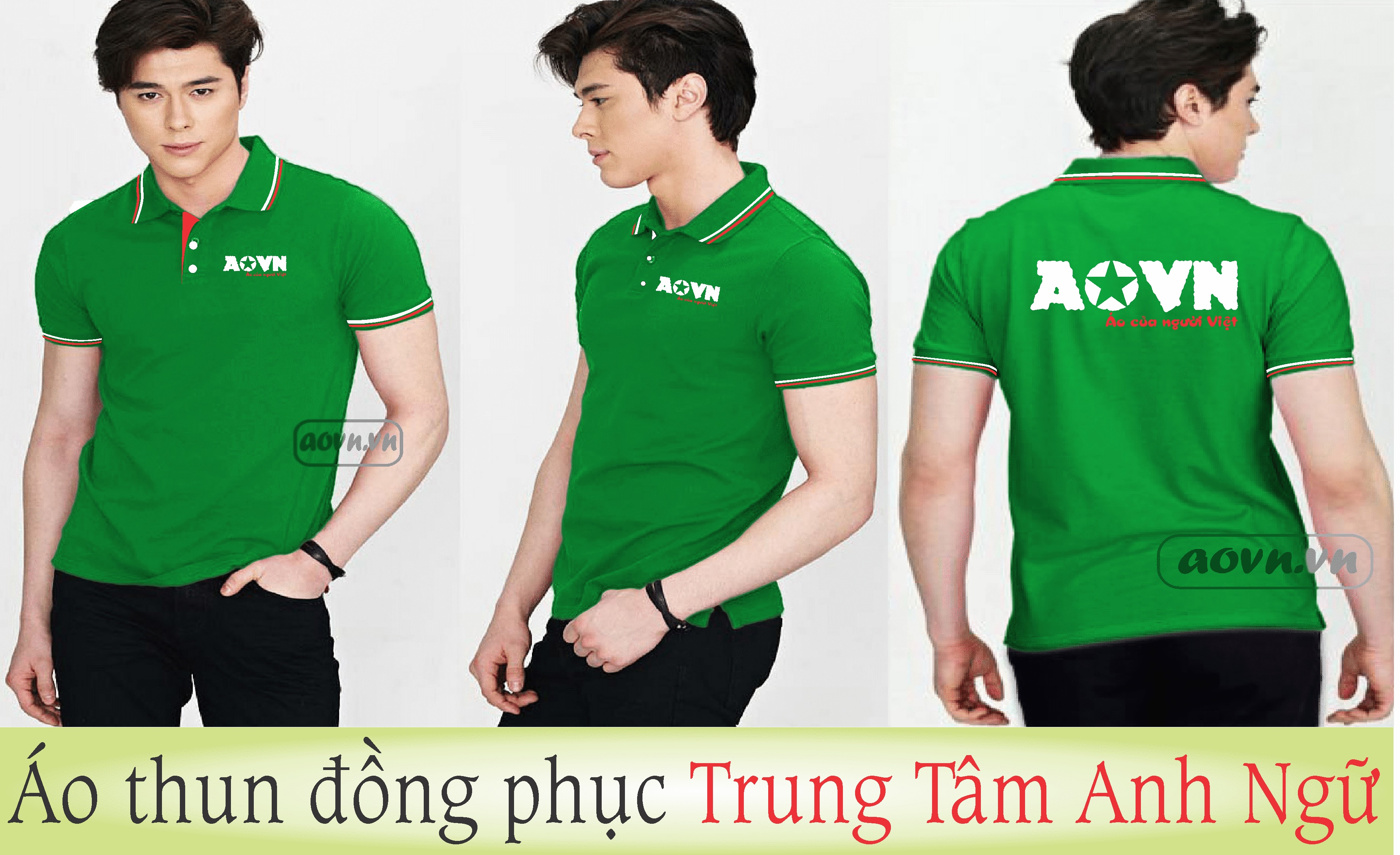 ao-thun-dong-phuc-Trung-Tam-Anh-Ngu